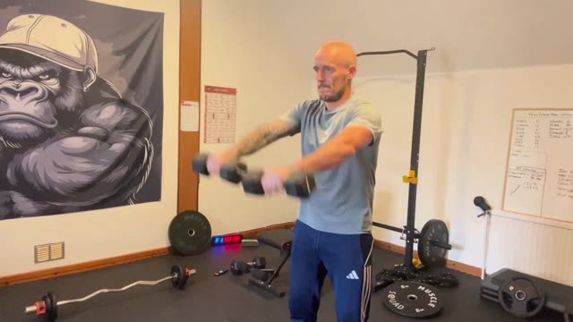 Dumbbell front raise