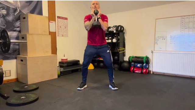 Dumbbell goblet squats