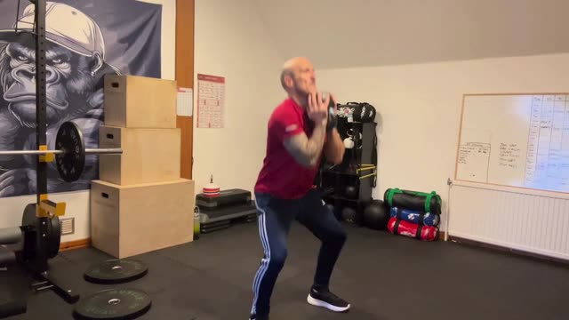 Kettlebell goblet squat
