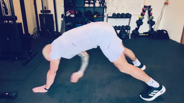 Plank toe taps