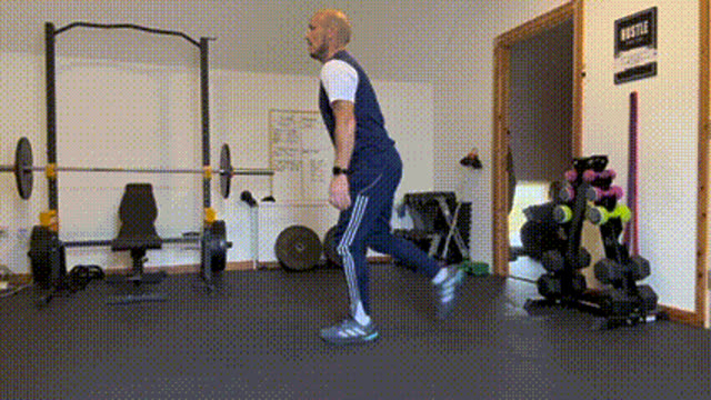 Reverse lunge to knee drive kickback