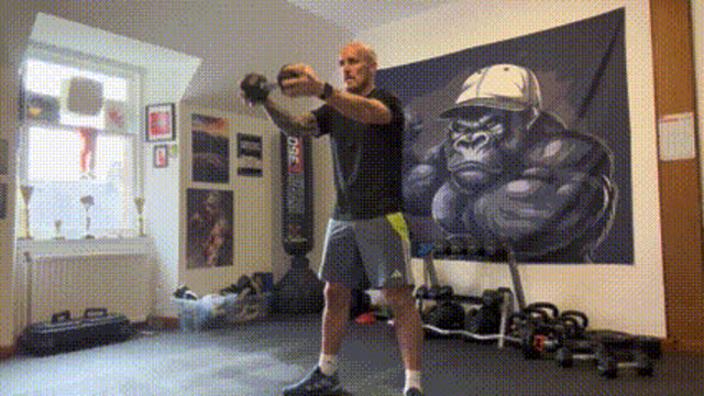Single-arm front raise
