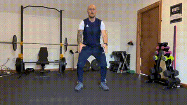 Squat and hold